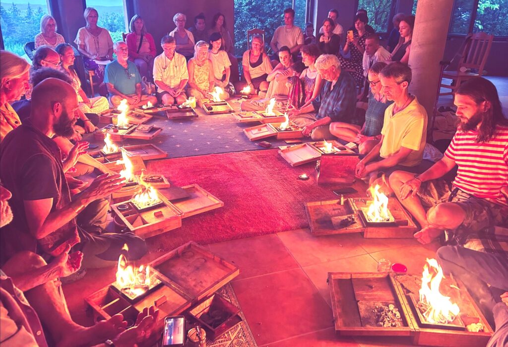 Agnihotra at Bhrugu Aranya