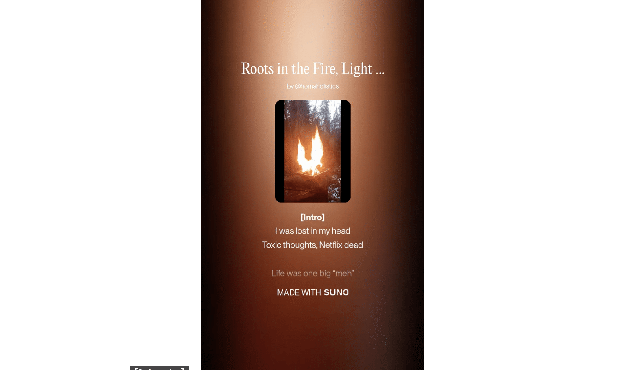 Roots in the Fire, Light in the Earth